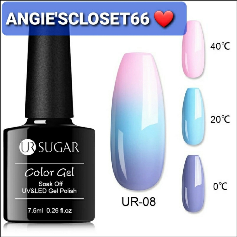 Thermal gel nail polish
